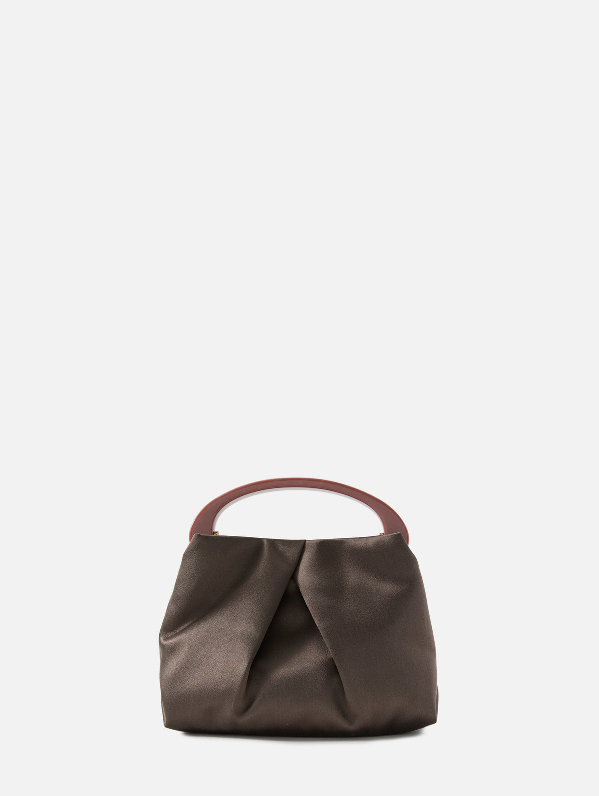 Crisp Top Handle Bag,DRIES VAN NOTEN,DARK BROWN,Image 1