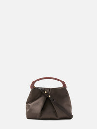 Crisp Top Handle Bag,DRIES VAN NOTEN,DARK BROWN,Image 3