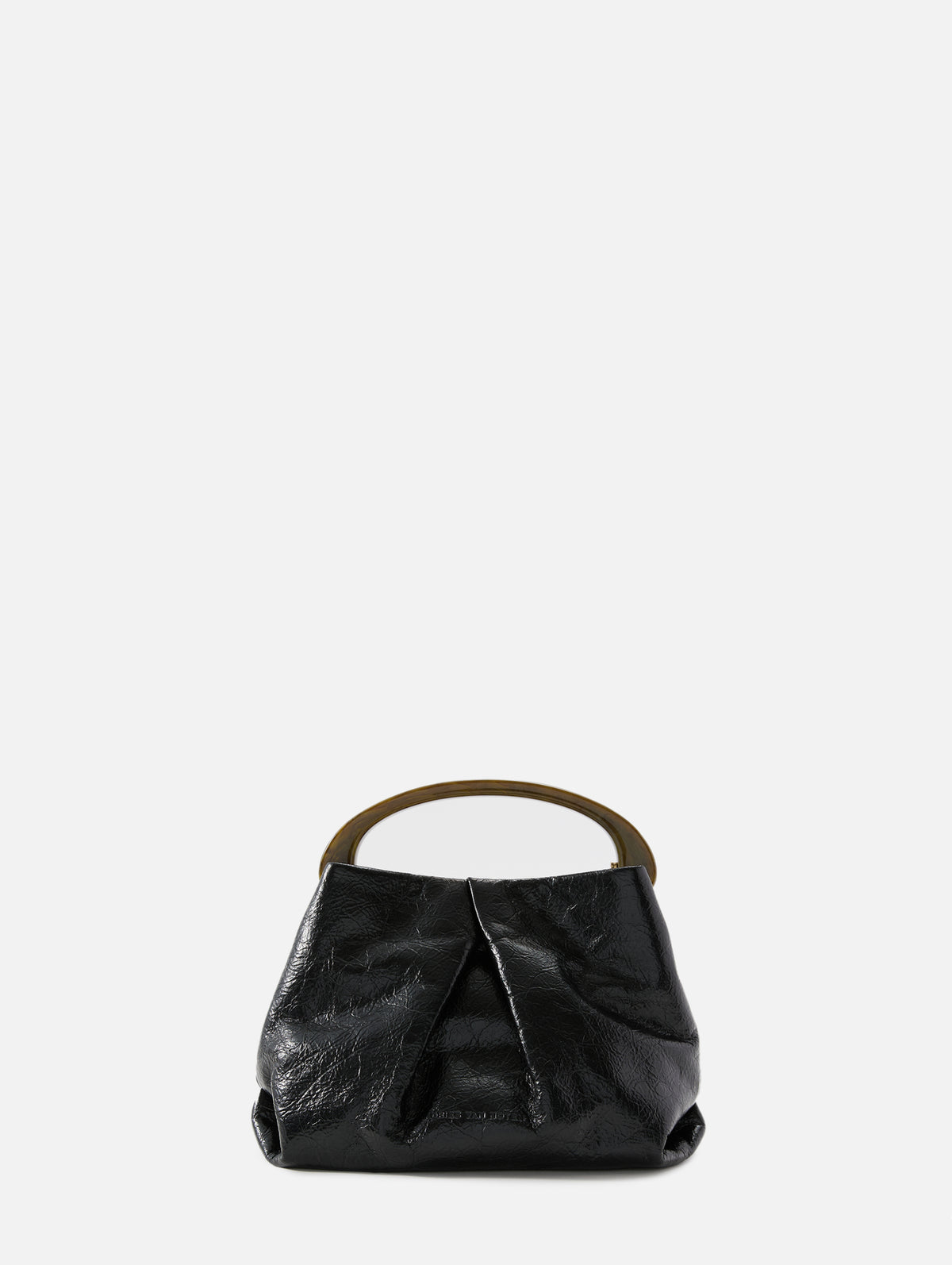 Crisp Top Handle Bag,DRIES VAN NOTEN,BLACK,Image 1