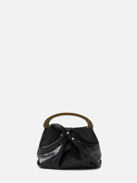 Crisp Top Handle Bag,DRIES VAN NOTEN,BLACK,Image 2