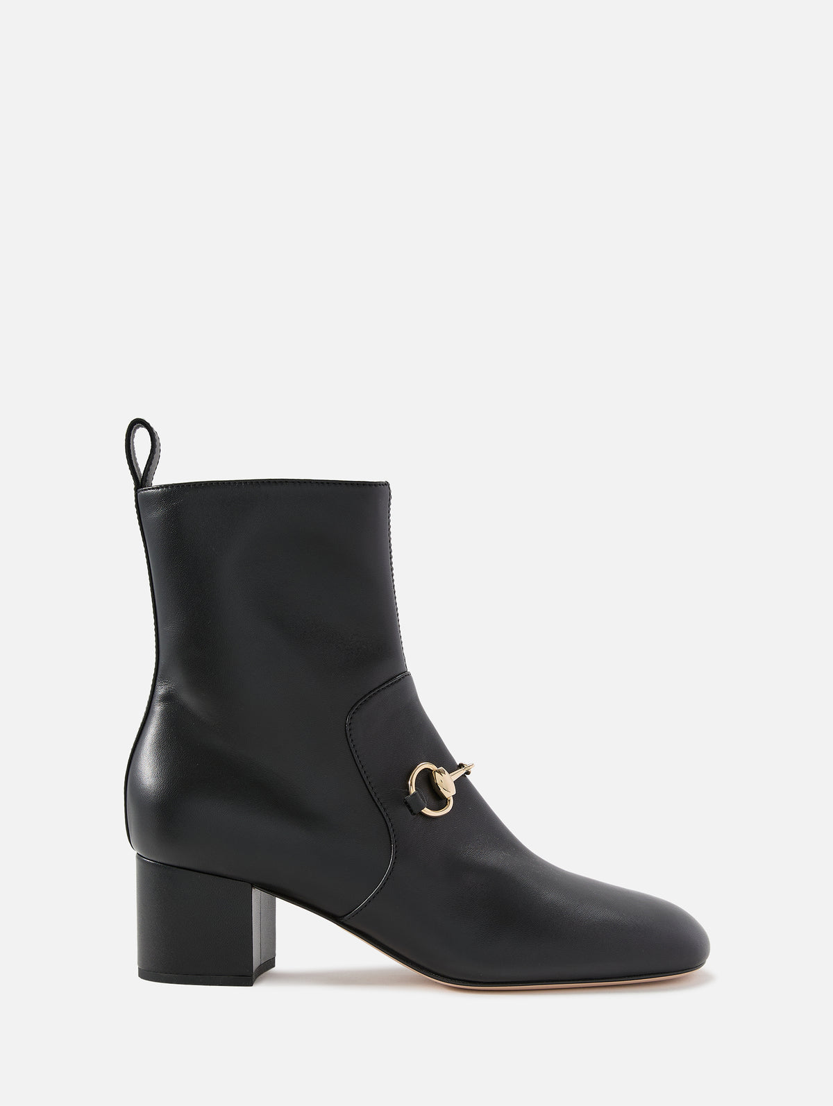 Lady Horsebit Bootie,GUCCI,NERO,Image 1