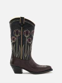 Tex Boot,GUCCI,DARK BORDEAUX,Image 1