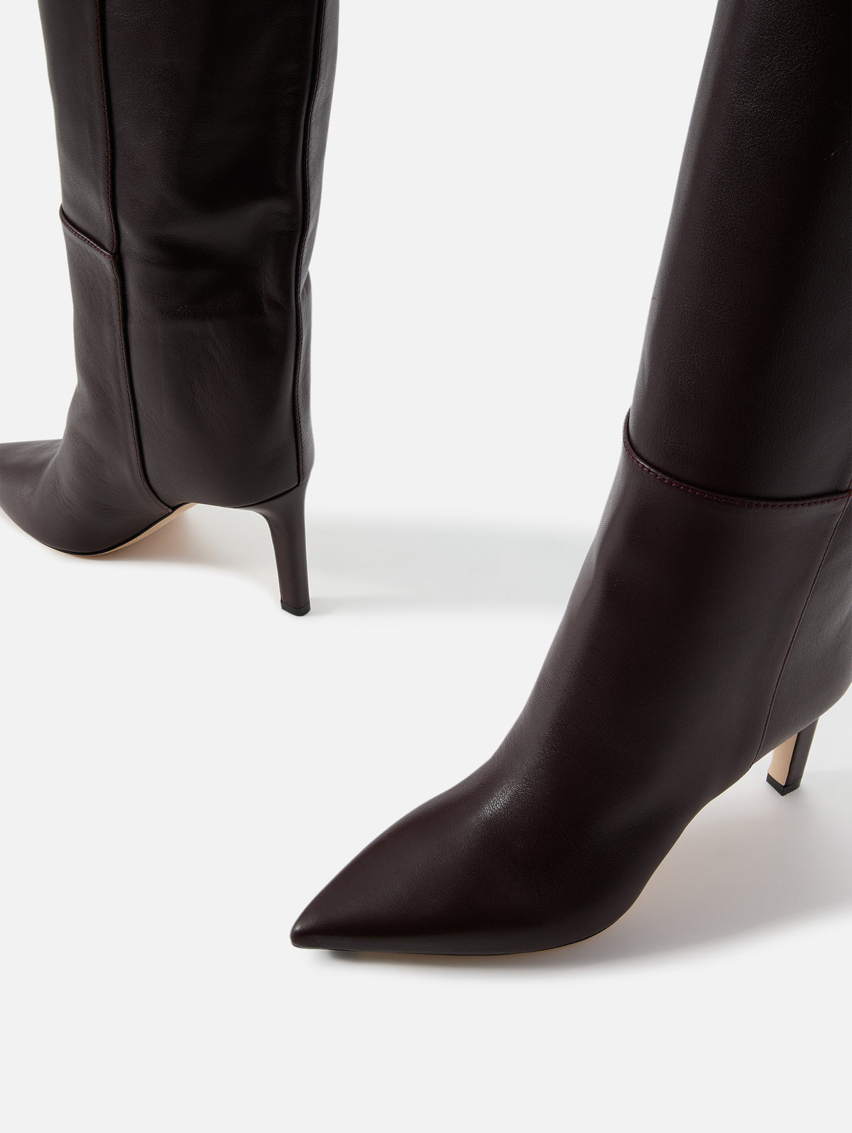 Alizze Boot 85mm,JIMMY CHOO,DEEP MERLOT,Image 2