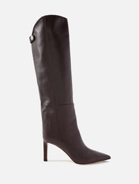 Alizze Boot 85mm,JIMMY CHOO,DEEP MERLOT,Image 1