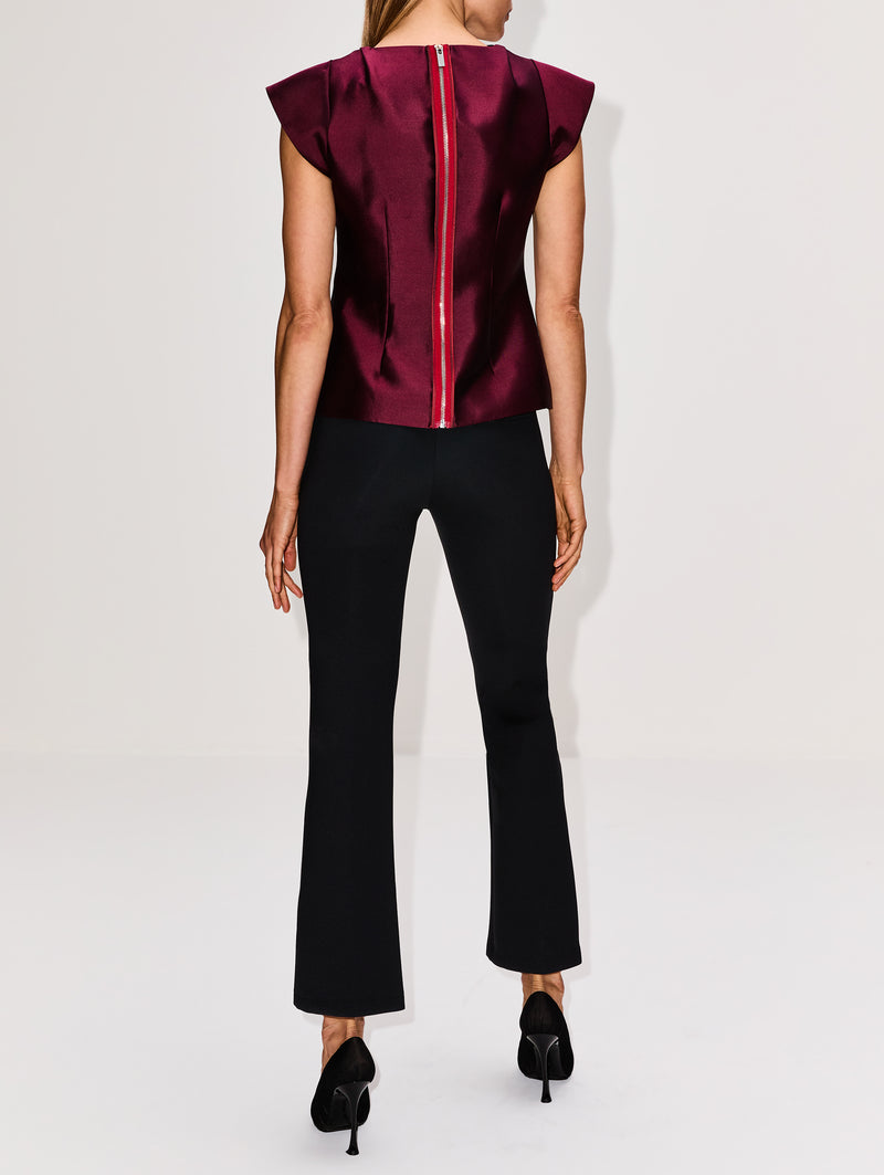 Cropped Crease Trouser