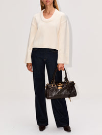 Amelia U Neck Sweater,ELYSEWALKER LABEL,CINNAMON,Image 2