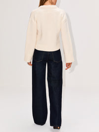 Amelia U Neck Sweater,ELYSEWALKER LABEL,CINNAMON,Image 3