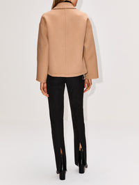 GG Double Coat,GUCCI,CAMEL/BROWN,Image 3