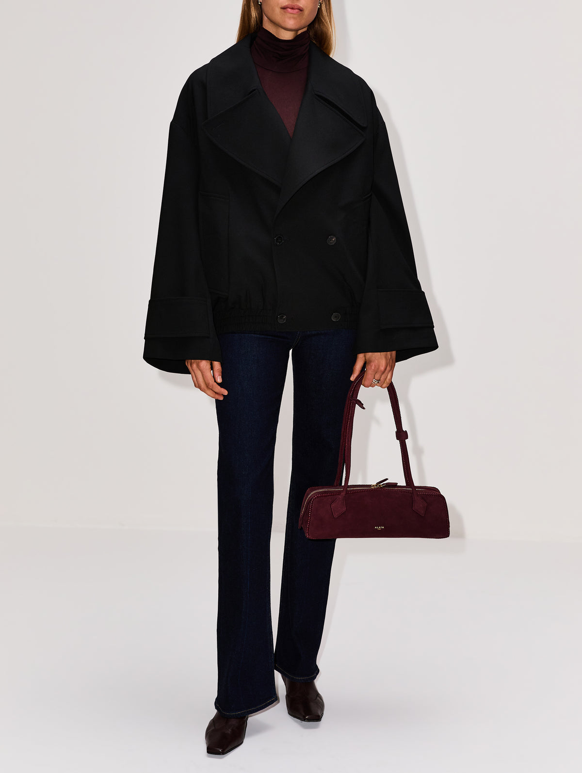 Cleo Jacket,AYA MUSE,BLACK,Image 2