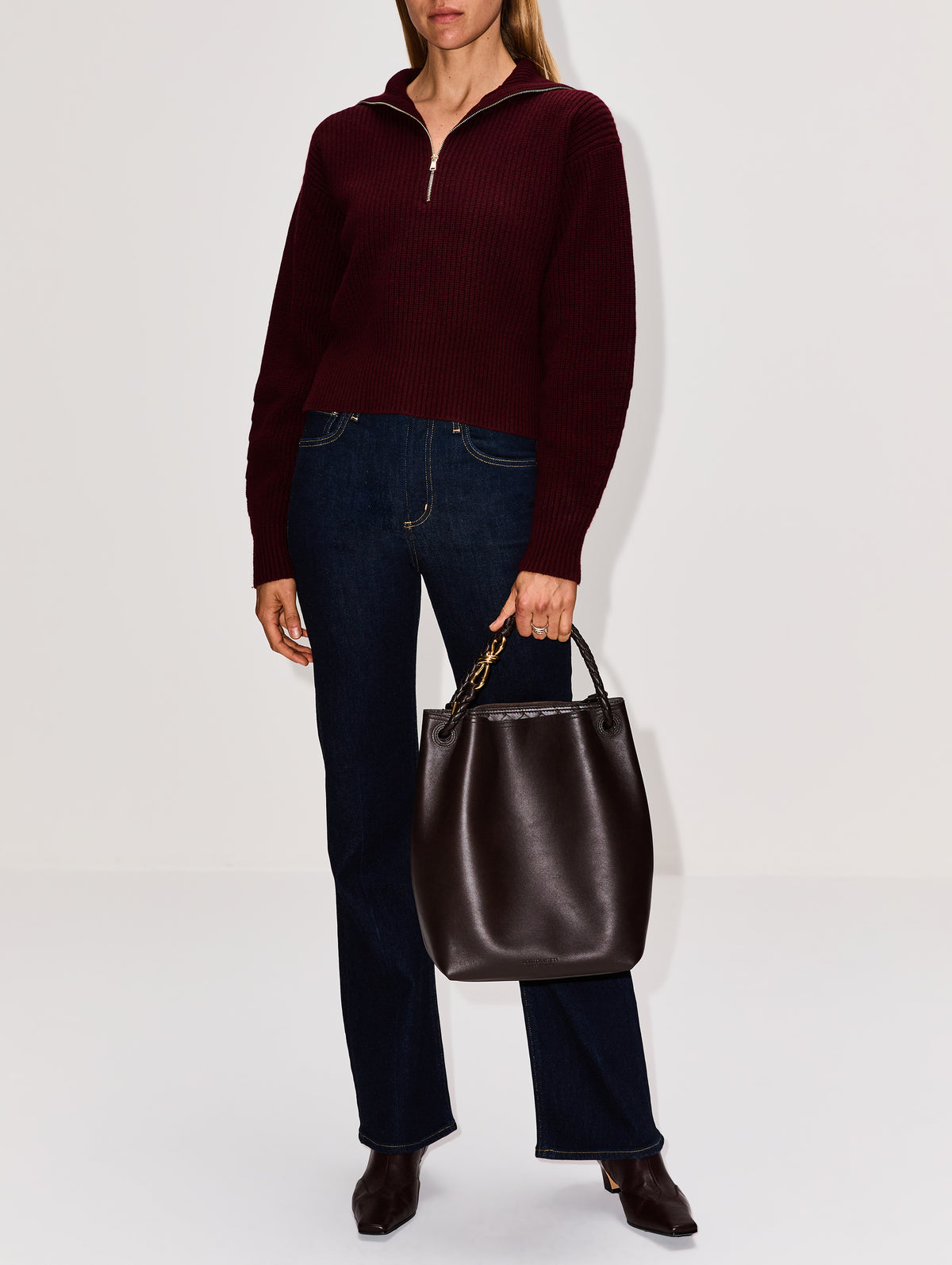 Nadar Sweater,MAX MARA,CHERRY,Image 2