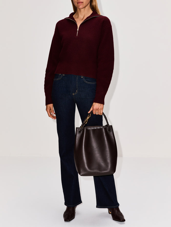 Nadar Sweater,MAX MARA,CHERRY,Image 1