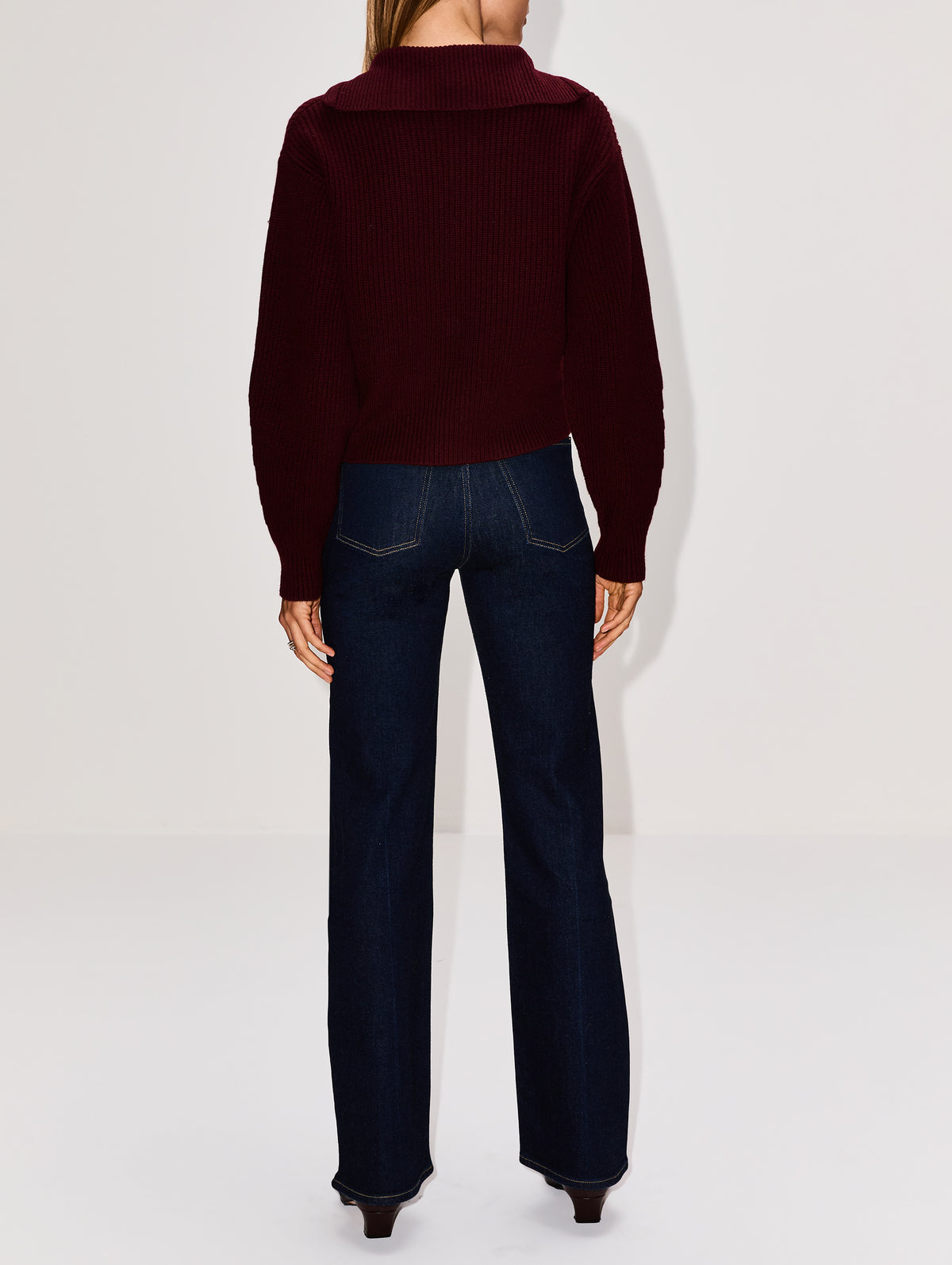 Nadar Sweater,MAX MARA,CHERRY,Image 3