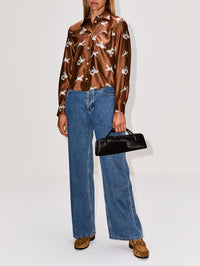 Ravens Printed Shirt,MARNI,MAROON,Image 2