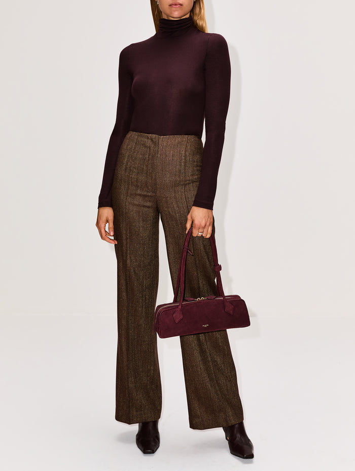 Faru Trouser,VANESSA BRUNO,MARRON,Image 1