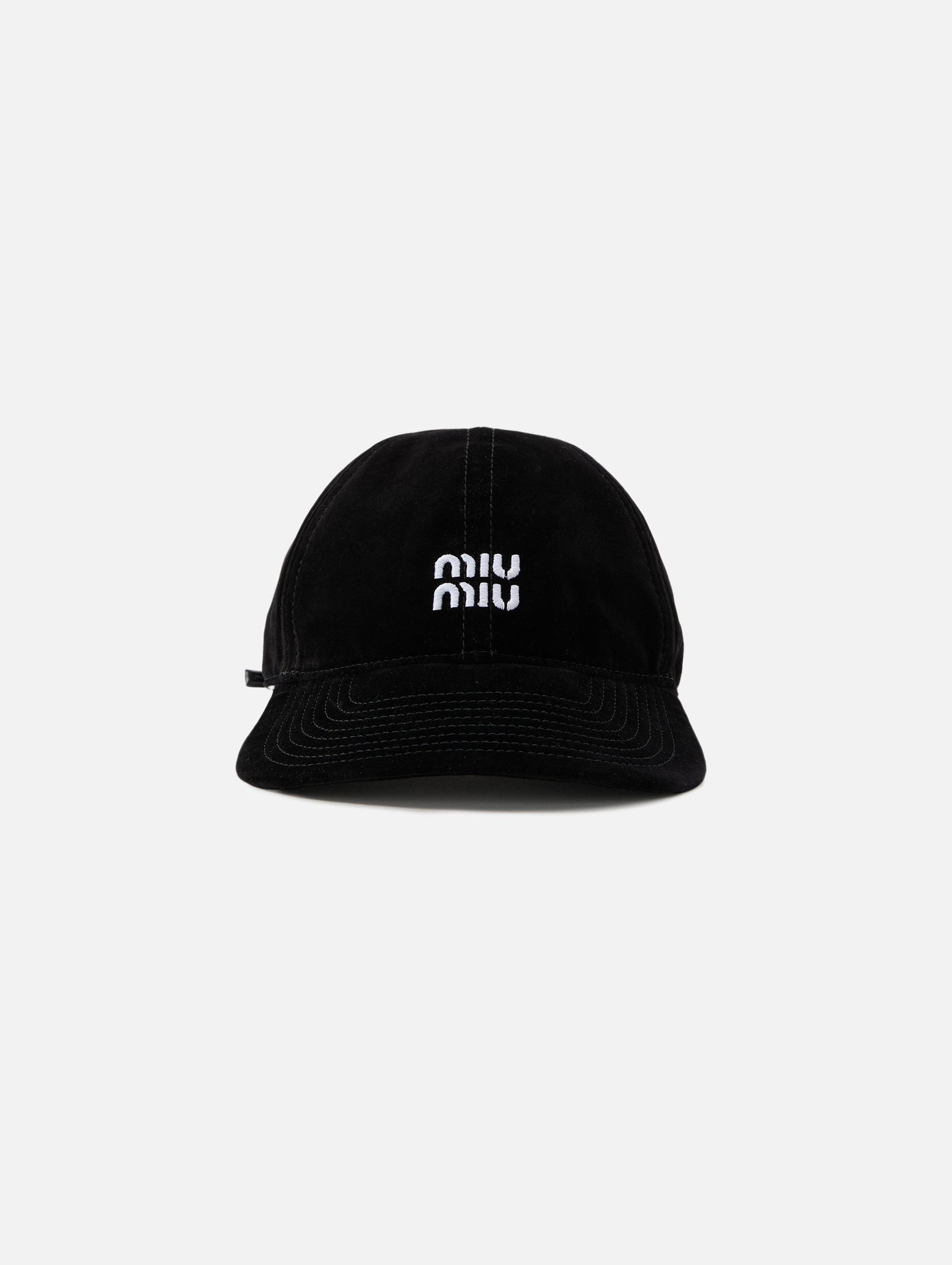 Chambray Baseball Hat | MIU MIU | elysewalker
