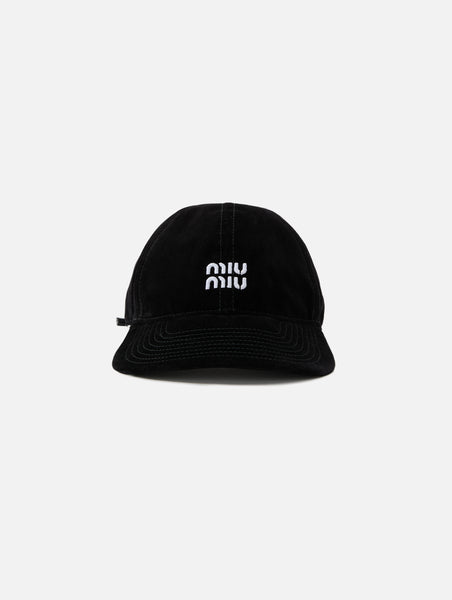 Chambray Baseball Hat | MIU MIU | elysewalker