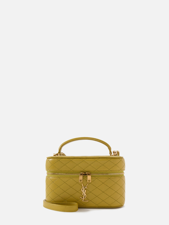 Gaby Vanity Bag,SAINT LAURENT,DARK CHARTREUSE,Image 1