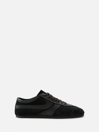Suede Low Top,DRIES VAN NOTEN,BLACK,Image 1