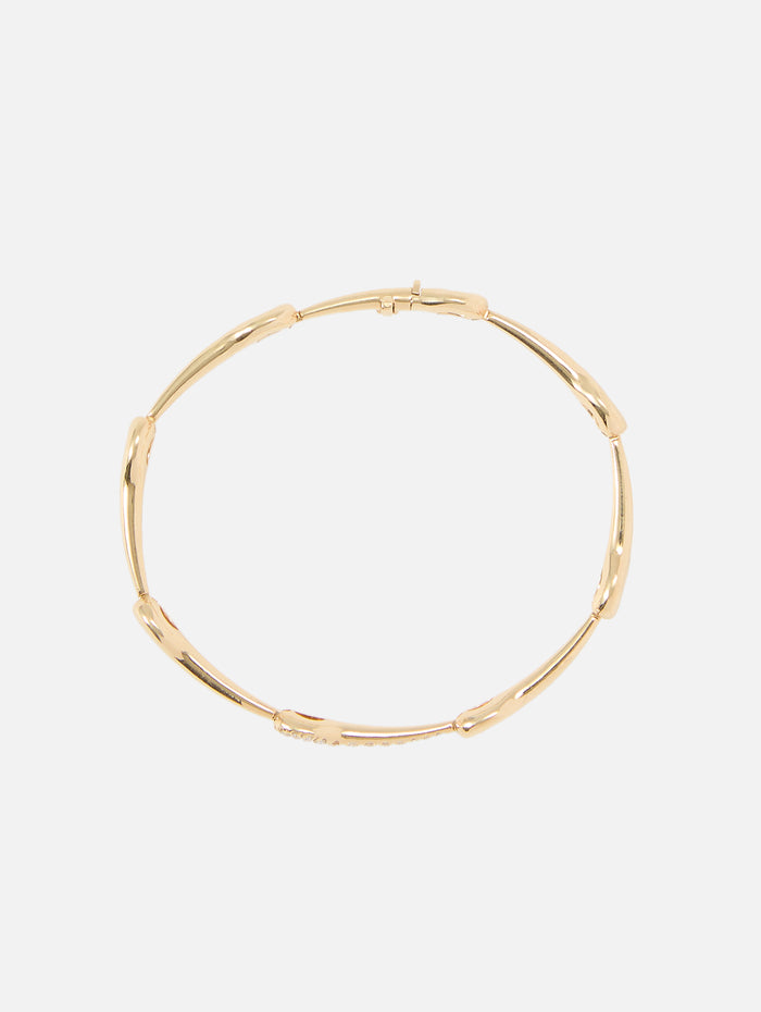 Lola Needle Bracelet,MELISSA KAYE,YELLOW GOLD,Image 1