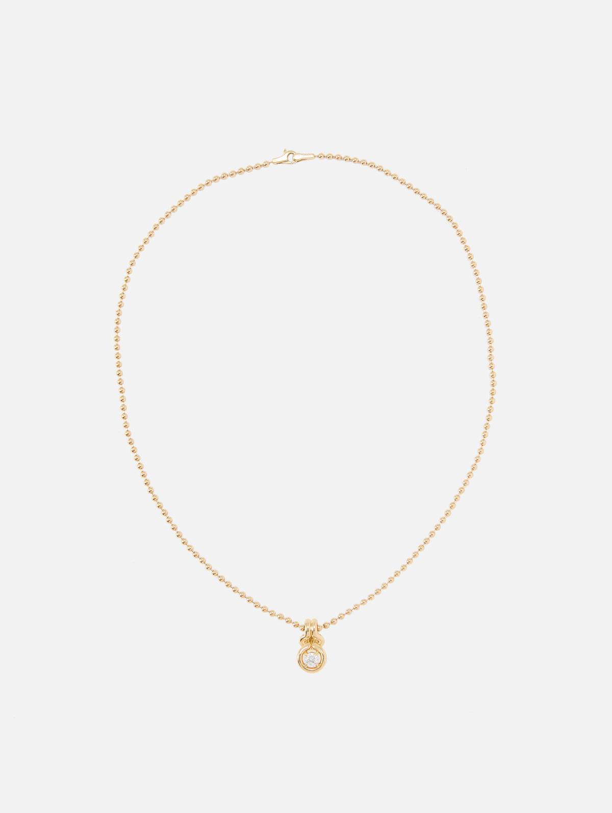 Rocky Pendant Small,MELISSA KAYE,YELLOW GOLD,Image 2