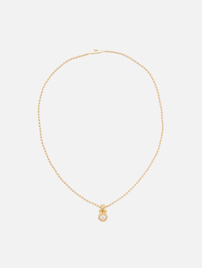 Rocky Pendant Small,MELISSA KAYE,YELLOW GOLD,Image 1