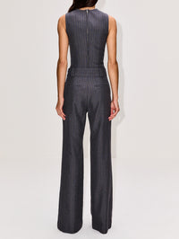 Maryam Pant,AMIR TAGHI,CHARCOAL/CERULE,Image 4