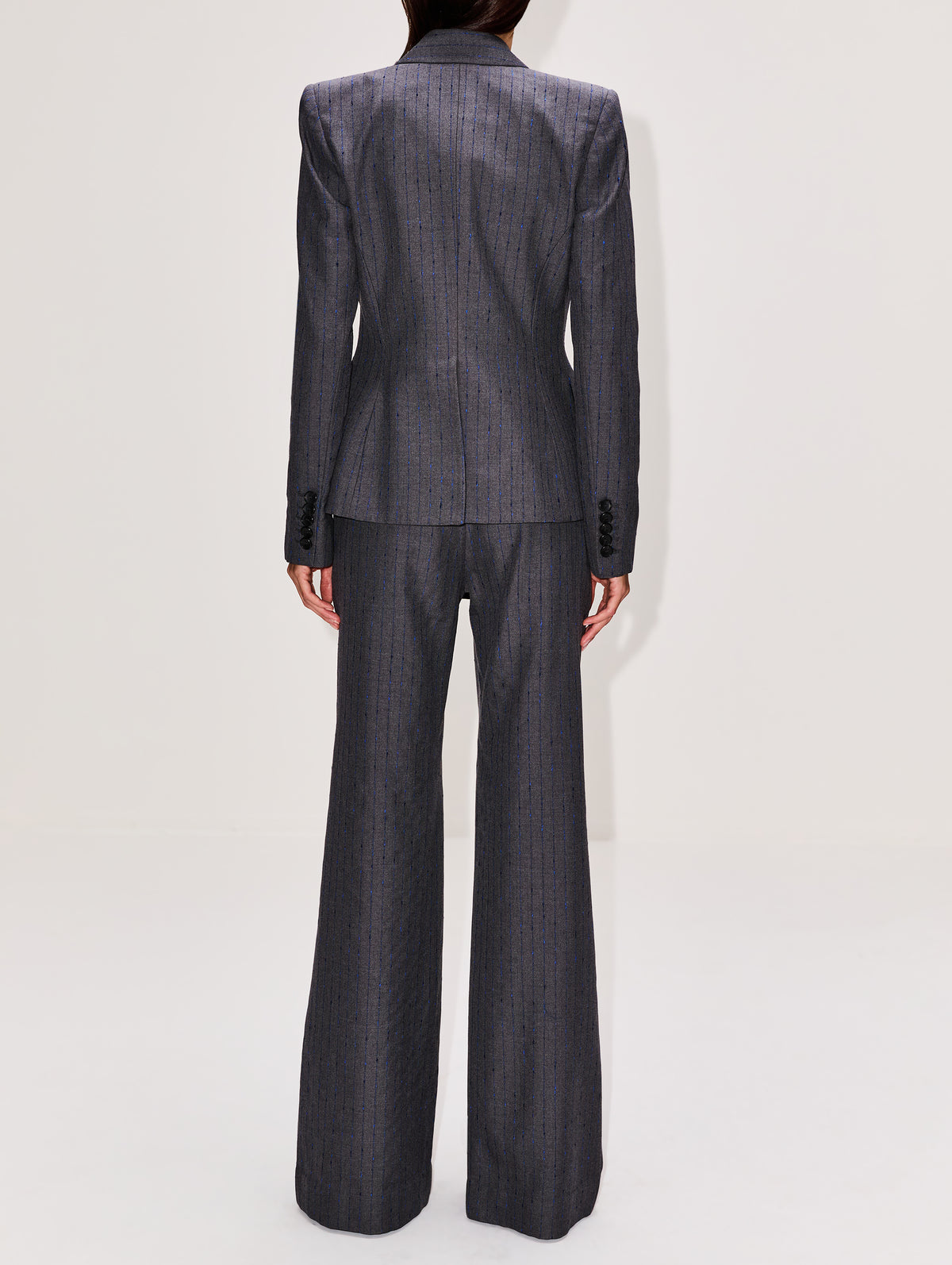 Dottie Blazer,AMIR TAGHI,CHARCOAL/CERULE,Image 3