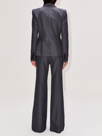 Dottie Blazer,AMIR TAGHI,CHARCOAL/CERULE,Image 3