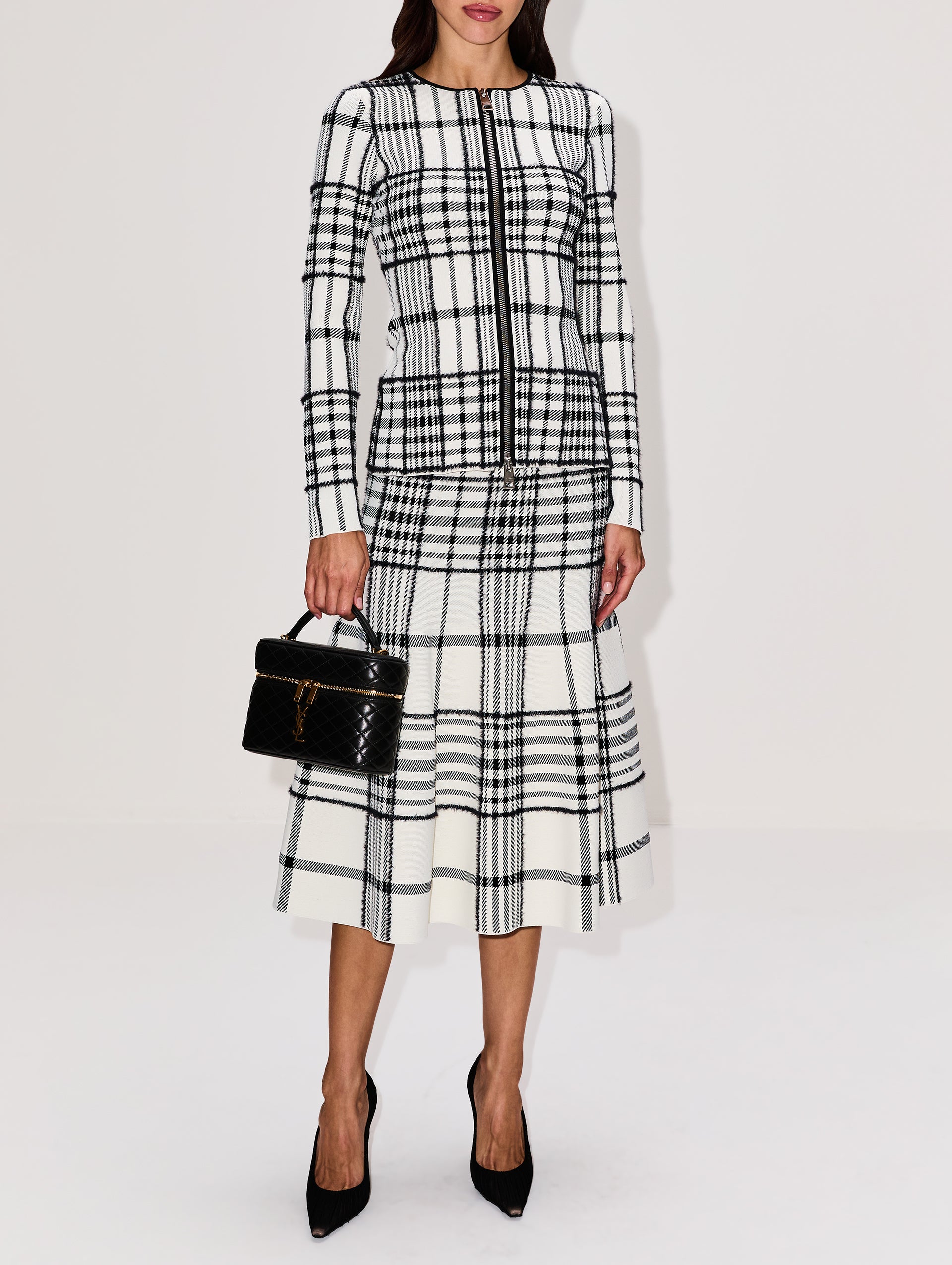 Greer Zip Front Cardigan | BRANDON MAXWELL | elysewalker