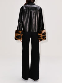 Turn-Up Jacket,LOEWE,BLACK,Image 3