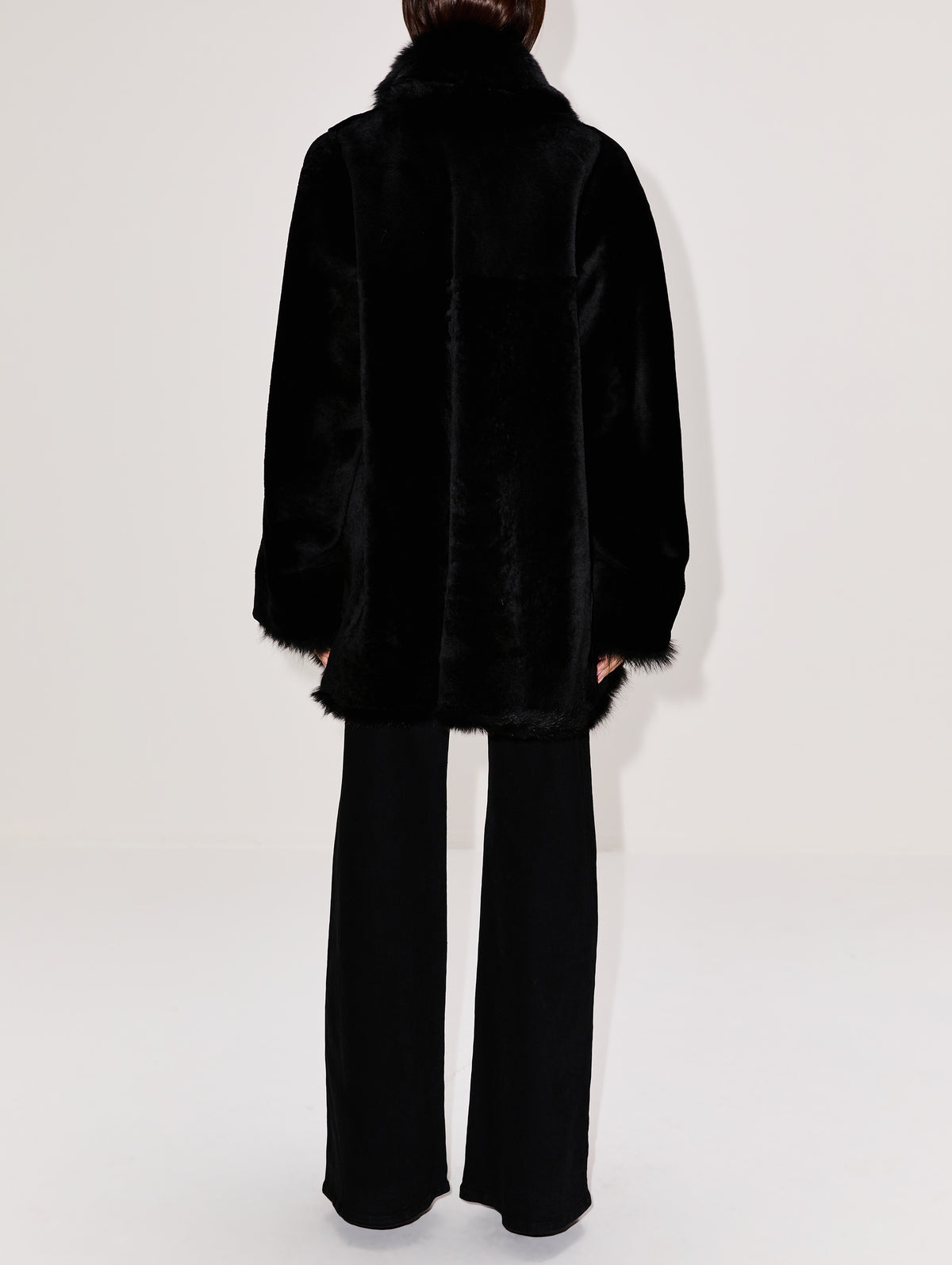 Sima Short,NOUR HAMMOUR,BLACK,Image 3