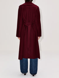 Cles Coat,MAX MARA,BORDEAUX,Image 3