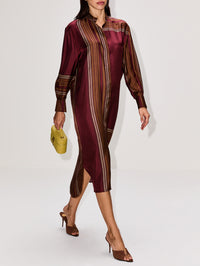 Pietre Dress,MAX MARA,CHERRY FLOORED,Image 3