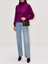 Gaby Vanity Bag,SAINT LAURENT,OLIVE WOOD,Image 2