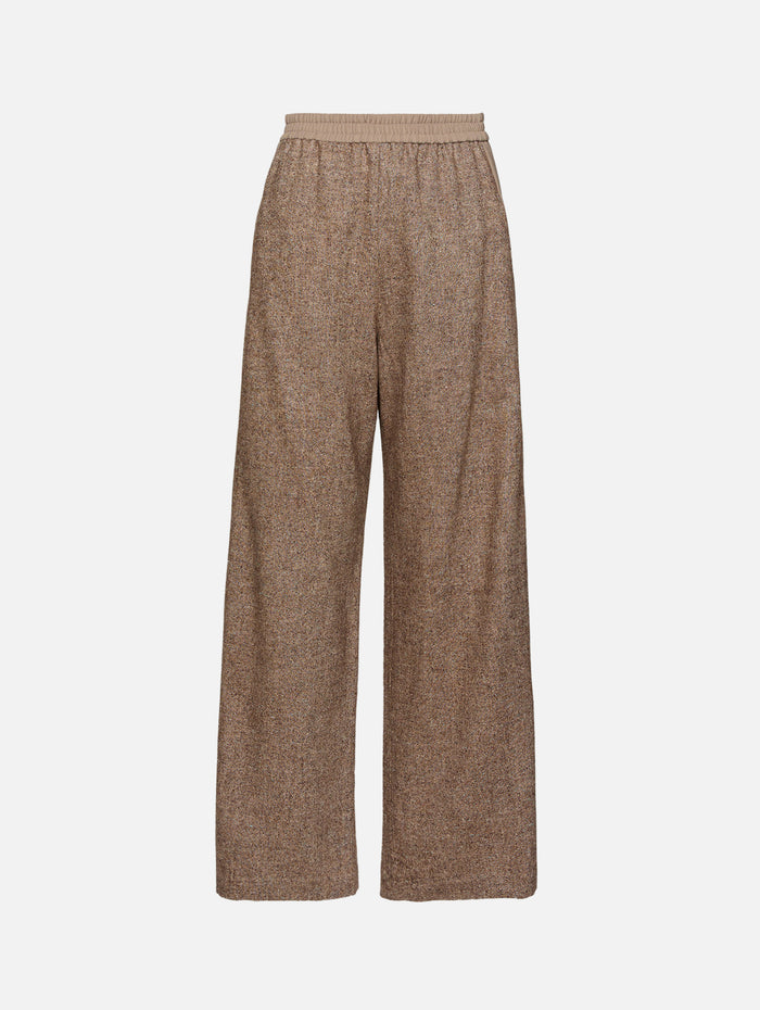 Tuxedo Track Pant,ROSETTA GETTY,MULTI TAUPE,Image 1