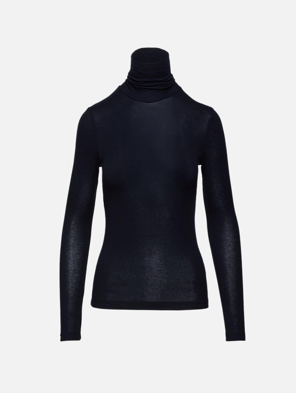 Pascale Turtleneck Top,AGOLDE,NAVY,Image 1