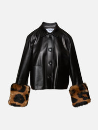 Turn-Up Jacket,LOEWE,BLACK,Image 1