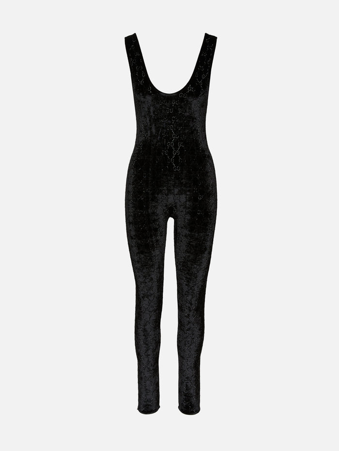 GG Jumpsuit,GUCCI,BLACK MIX,Image 1