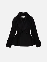 Flare Coat,CHLOÉ,BLACK,Image 1