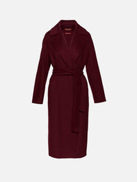 Cles Coat,MAX MARA,BORDEAUX,Image 1