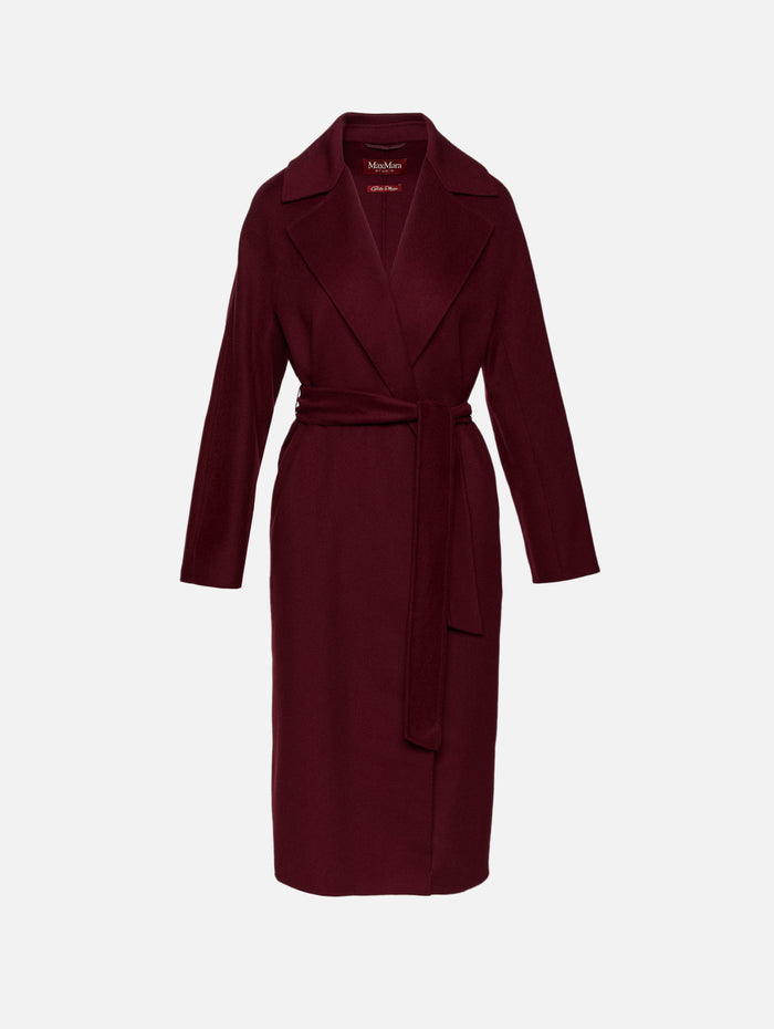 Cles Coat,MAX MARA,BORDEAUX,Image 1