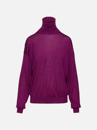 Turtleneck Sweater,SAINT LAURENT,VIOLINE,Image 1