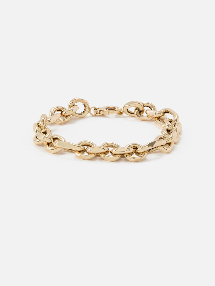 Nova Chain Bracelet,SHYLEE ROSE,YELLOW GOLD,Image 1