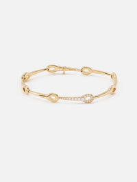 Lola Needle Bracelet,MELISSA KAYE,YELLOW GOLD,Image 1