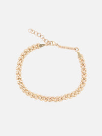 Gold Small Panther Chain Bracelet,ZOE CHICCO,YELLOW GOLD,Image 2
