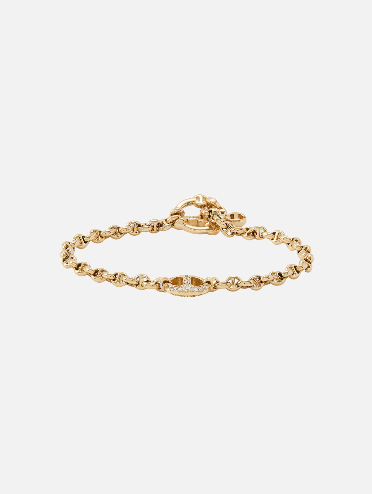 Micro Chain Bracelet,HOORSENBUHS,YELLOW GOLD,Image 1