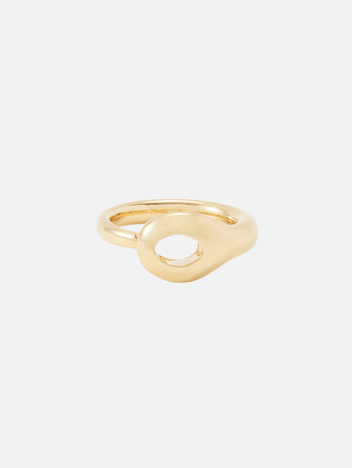 Solid Lola Needle Ring,MELISSA KAYE,YELLOW GOLD,Image 1