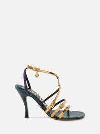 New Comic Sandal 90mm,LOEWE,GOLD/MULTI,Image 1