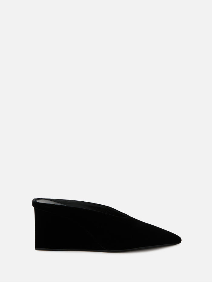 Wedge Mule 75mm,ALAIA,NOIR,Image 1