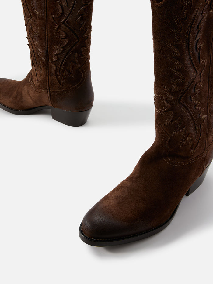 Sensory Tall Western Boot,SARTORE,MUSTANG,Image 1